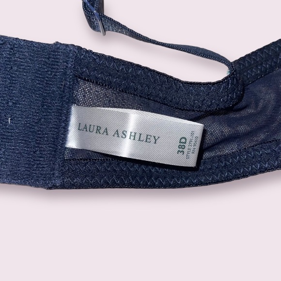 Laura Ashley  Floral Navy Wired Bra size 38D - Picture 3 of 7